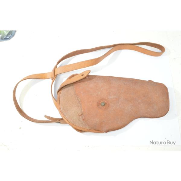 Etui holster cuir pour pistolet mitrailleur Tch�que SKORPION VZ61 VZ CZECH