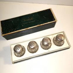 ensemble sali&egrave;re Christofle argent massif