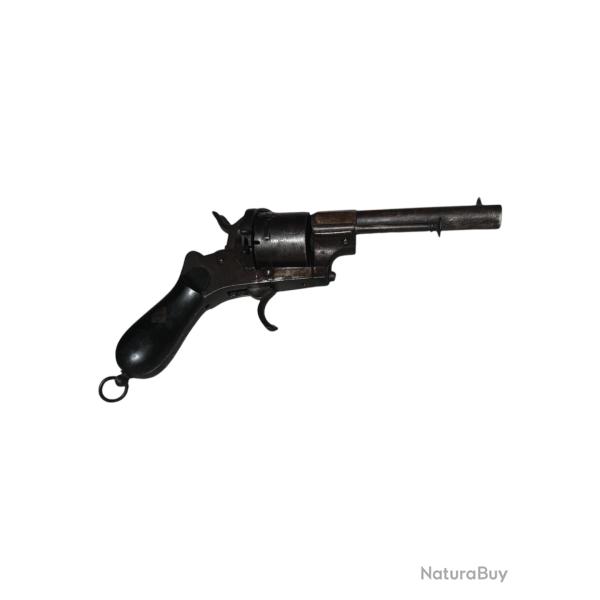 Revolver Lefaucheux 9 mm � broche - Gros mod�le XIXe si�cle avant 1877