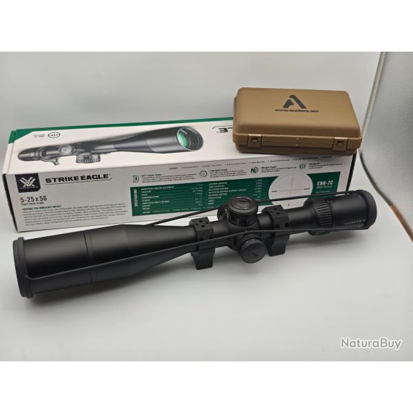 Vortex Strike Eagle 5-25x56 FFP - R�ticule EBR-7C + colliers Aud�re PSR 34 mm