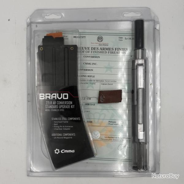 Conversion CMMG BRAVO pour AR-15 Cal 22lr