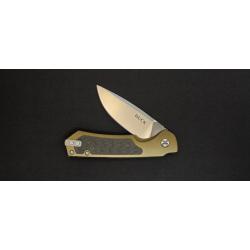 Buck Stinger Couteau de poche 0714GRS D2 Aluminium Vert