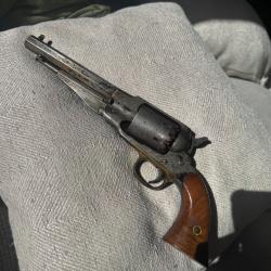 R&eacute;plique Remington New Model Navy 1858 calibre .36 Pietta 1980 aspect ancien ++