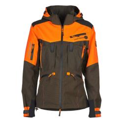 VESTE POUR FEMME UNIVERS STAMBECO U-TEX VERT/ORANGE