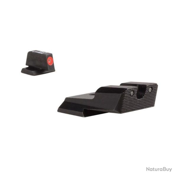 Hausse + guidon TRIJICON HD XR Vert/Orange pour Smith & Wesson M&P�, M&P� M2.0, SD9 VE et SD40 VE