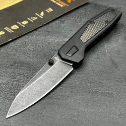 Couteau Gerber Fuse Black Manche GRN Lame Acier 7Cr17MoV Linerlock Clip 4063