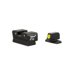 Hausse + guidon TRIJICON HD XR Vert/Jaune pour SIG SAUER calibre 9 mm et .357 SIG.