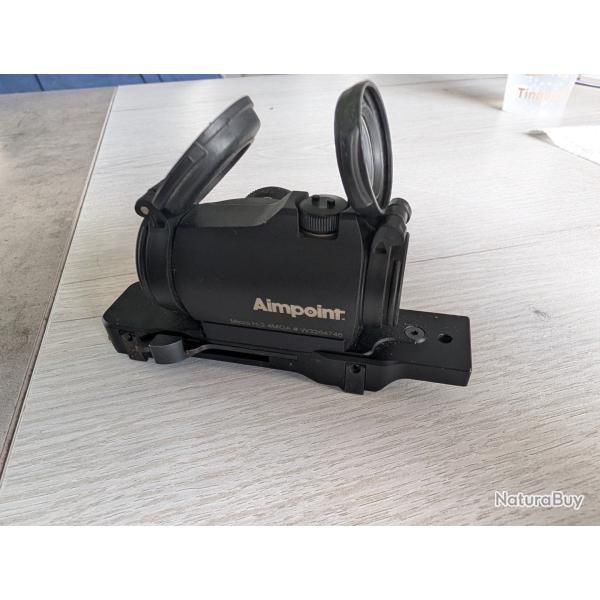 Aimpoint micro h2 4MOA  avec montage amovible .
