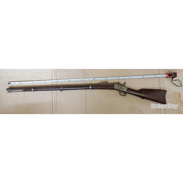 Fusil militaire Remington Rolling Block - Brevets 1864/1866 - Cat�gorie D - Canon bien ray� + Baguet