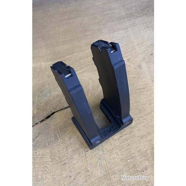 Talon double Chargeur CZ455 CZ457Noir Mat