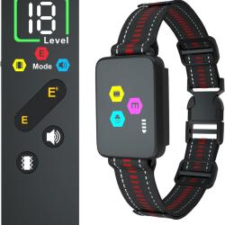 Collier Dressage Chien Rechargeable Port&eacute;e 3000m 3 Mode Bip Vibration Choc &Eacute;lectrique &Eacute;tanche  IPX67