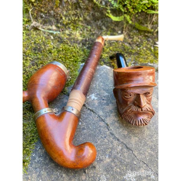 Deux pipes: Soldat l�gionnaire et for�t noire.