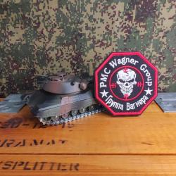 Patch brod&eacute; octogonal style pmc Wagner russe tactical crane airsoft