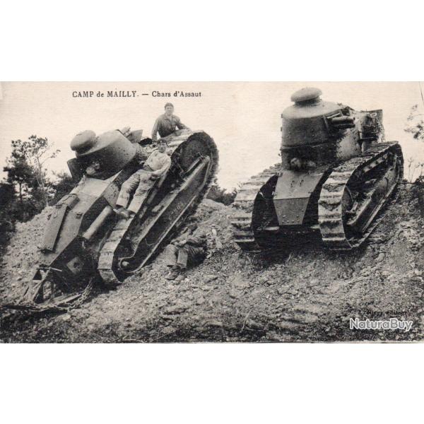 Carte Postale - Camp de Mailly - Chars d'Assaut - N�8583