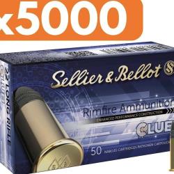5 000 MUNITIONS SELLIER & BELLOT cal 22lr CLUB