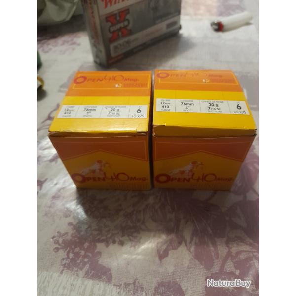 cartouches 410  76 mm