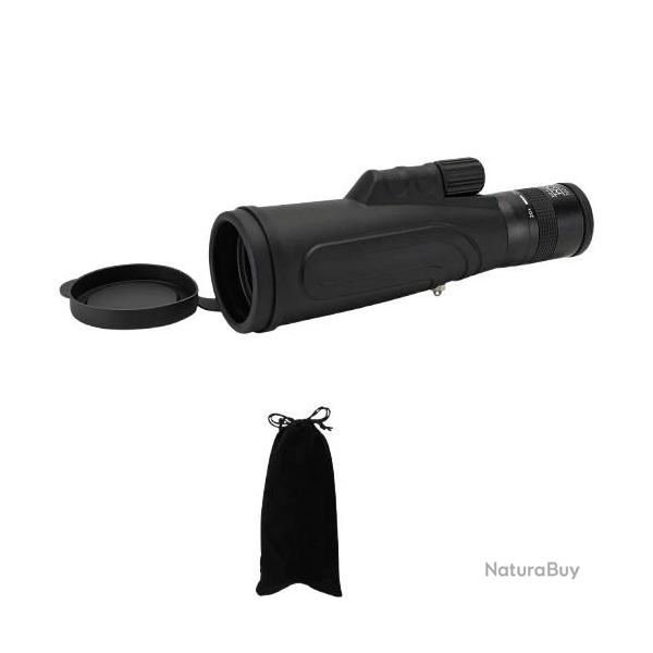 Monoculaire 6-16x50 HD Zoom Puissant Compatible Tr�pied Chasse Observation Oiseaux Randonn�e Noir