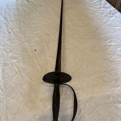 une &eacute;p&eacute;e de deuil d'&eacute;poque 18 &egrave;me si&egrave;cle