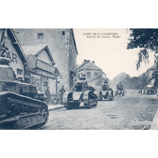Carte Postale - Camp de la Courtine - Tanks- N�8586