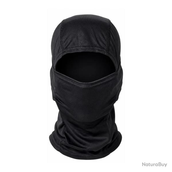 Cagoule Noire Unie Respirante Polyester