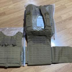 Gilet tactique porte plaques