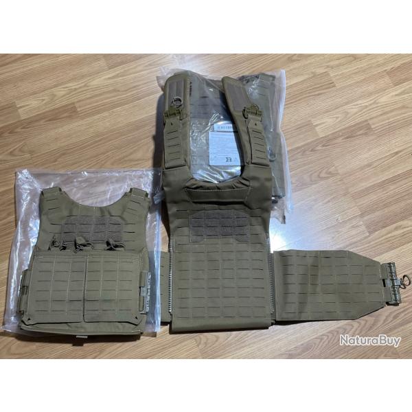 Gilet tactique porte plaques