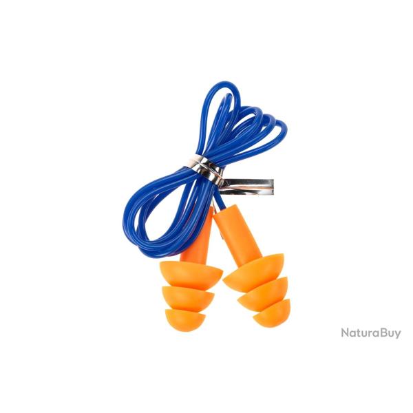 Earmor MaxDefense Silicone Cord Ear Plugs NRR28 100 Pairs Box - Ref: 12734802000