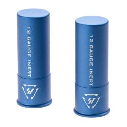 Strike Industries Aluminum Dummy Round 12 GA 2pcs - Ref: SI-DR-AL-12GA-BLU