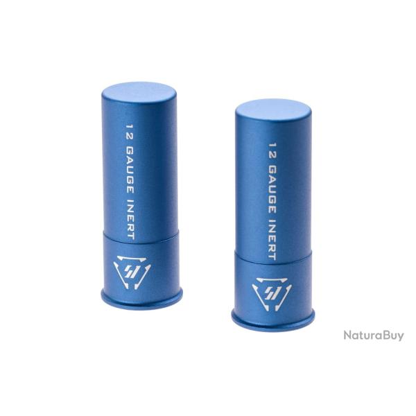 Strike Industries Aluminum Dummy Round 12 GA 2pcs - Ref: SI-DR-AL-12GA-BLU