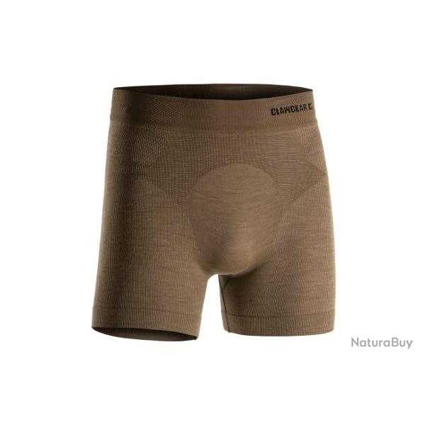 Clawgear - Merino Seamless Boxer - Taille XL - Stonegrey Olive - R�f: 11416320140