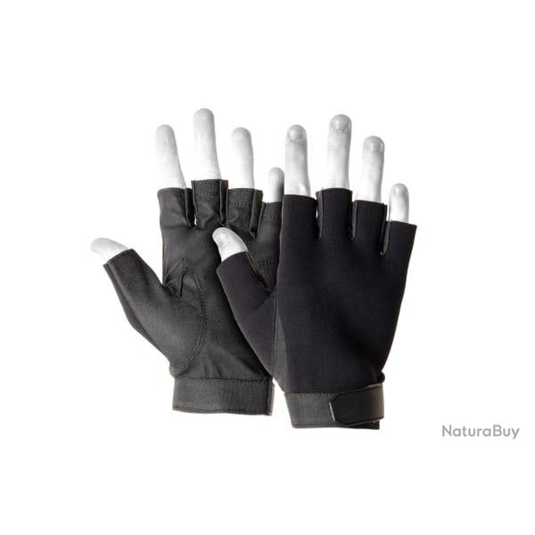 Invader Gear - Half Finger Shooting Gloves - Taille L - Black - R�f: 10119706035