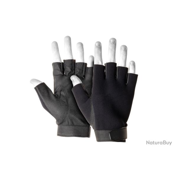Invader Gear - Half Finger Shooting Gloves - Taille L - Black - R�f: 10119706035