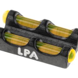 LPA Yellow Twin Fiber Optics Front Sight 2,6 MA Thread - Ref: 12232400000