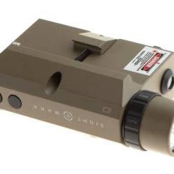 Sightmark - LoPro Combo Flashlight VIS/IR and Green Laser - Dark Earth - R&eacute;f: SM25013DE