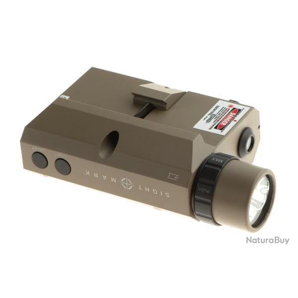 Sightmark - LoPro Combo Flashlight VIS/IR and Green Laser - Dark Earth - R�f: SM25013DE