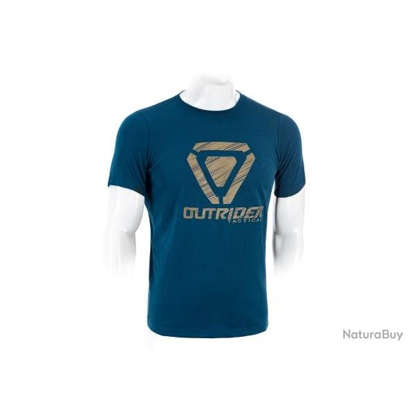 Outrider - OT Scratched Logo Tee - Taille 2XL - Blue - R�f: 11187970045