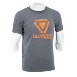 Outrider - OT Scratched Logo Tee - Taille M - Dark Grey - R&eacute;f: 11187911130