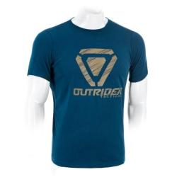 Outrider - OT Scratched Logo Tee - Taille L - Blue - R&eacute;f: 11187970035