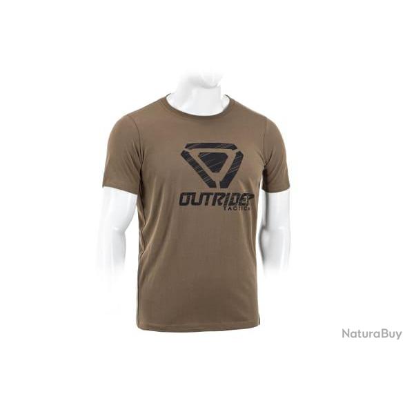 Outrider - OT Scratched Logo Tee - Taille S - Crocodile - R�f: 11187920425