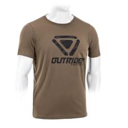 Outrider - OT Scratched Logo Tee - Taille M - Crocodile - R&eacute;f: 11187920430