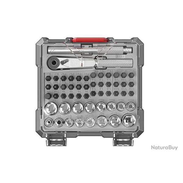 Real Avid X3 Driver 52-Piece Socket & Gunsmithing Bit Set - Ref: AVX3SGBS52