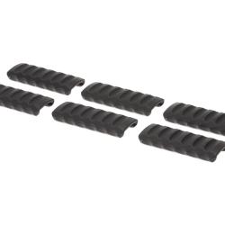 Leapers Low Profile Picatinny Panel Covers 6pcs - Ref: RB-HP27B