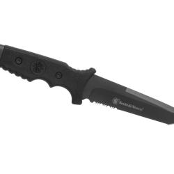 Smith & Wesson SW7S Fixed Blade Serrated Tanto - Ref: SW7S