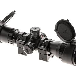 Leapers 3-9x32 1" BugBuster Scope AO RGB Mil-dot With QD Rings - Ref: SCP-M392AOLWQ