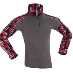 Invader Gear - Flannel Combat Shirt - Taille 2XL - Red - R&eacute;f: 10860103545