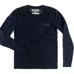 Clawgear - Basic Tee LS - Taille S - Navy - R&eacute;f: 12201470225