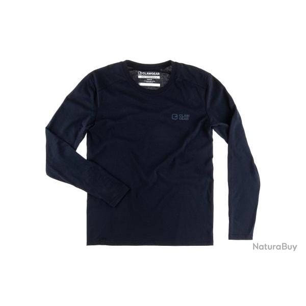 Clawgear - Basic Tee LS - Taille L - Navy - R�f: 12201470235