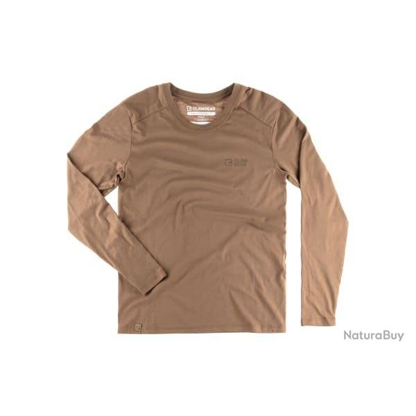 Clawgear - Basic Tee LS - Taille XS - Coyote - R�f: 12201430120