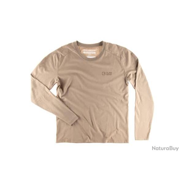 Clawgear - Basic Tee LS - Taille L - Khaki - R�f: 12201430235