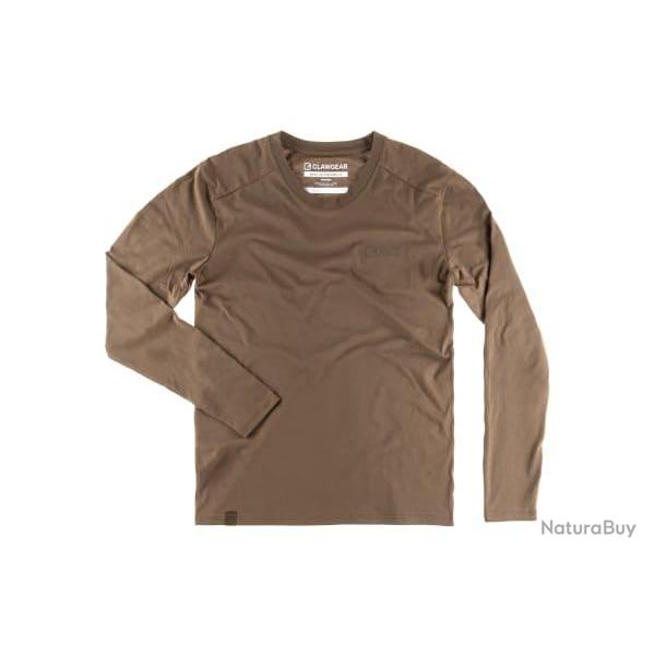 Clawgear - Basic Tee LS - Taille 3XL - Crocodile - R�f: 12201420450